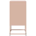 Miniatyrbilde 8 av 11: vidaXL Nattbord 2 stk rosa 36x39x78 cm stål