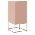 Miniatyrbilde 9 av 11: vidaXL Nattbord 2 stk rosa 36x39x78 cm stål