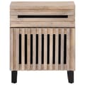 Miniatyrbilde 2 av 11: vidaXL Nattbord hvit 50x34x60 cm heltre mango