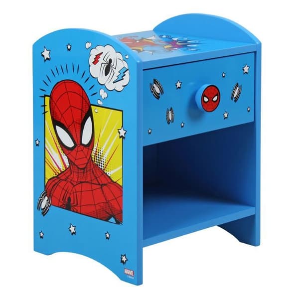 Spiderman sängbord med låda