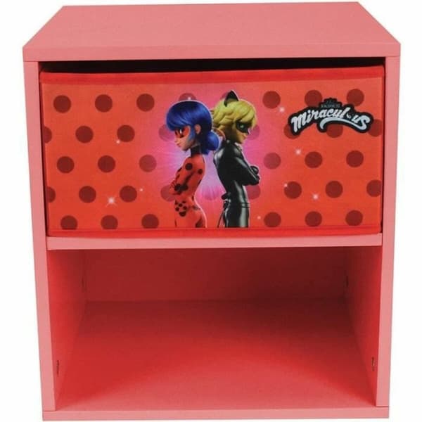 Nattduksbord Fun House Miraculous Ladybug 36 x 33 x 30 cm