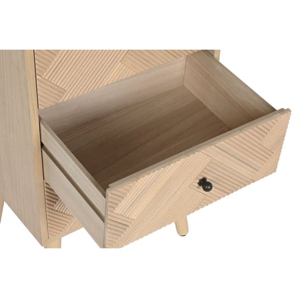 Natbord Home ESPRIT Natur Paulonia træ Træ MDF 42 x 34 x 70 cm