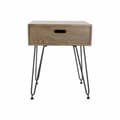 Miniatyrbilde 1 av 3: Nattbord DKD Home Decor Metall Treverk av mangotre