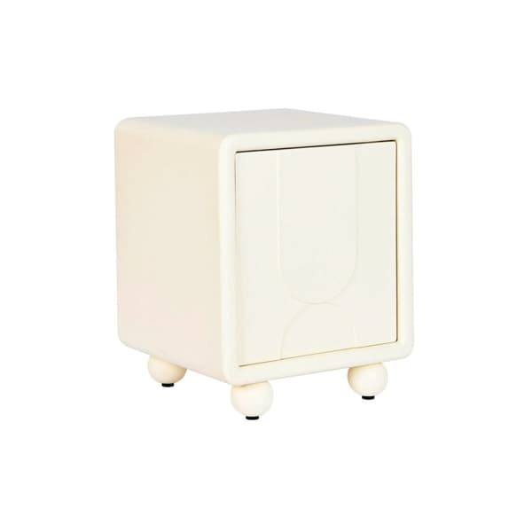 Nattbord DKD Home Decor Hvit Tre MDF 45 x 40 x 55 cm