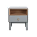 Miniatyrbilde 9 av 10: Nattbord Home ESPRIT Blå Grå Naturell Tre MDF 48 x 40 x 55 cm