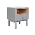 Miniatyrbilde 1 av 10: Nattbord Home ESPRIT Blå Grå Naturell Tre MDF 48 x 40 x 55 cm