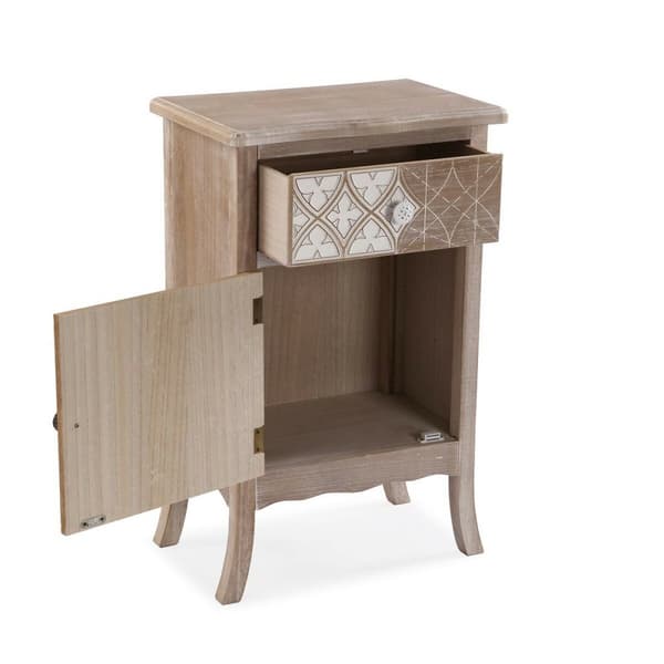 Nattbord Versa Lyra Paulownia-tre Tre MDF 30 x 70 x 45 cm