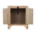 Pikkukuva 3 / 10: Yöpöytä Home ESPRIT Musta Luonnollinen Kuusi Puu MDF 45 x 34 x 66 cm