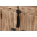 Pikkukuva 6 / 10: Yöpöytä Home ESPRIT Musta Luonnollinen Kuusi Puu MDF 45 x 34 x 66 cm