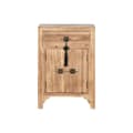 Pikkukuva 10 / 10: Yöpöytä Home ESPRIT Musta Luonnollinen Kuusi Puu MDF 45 x 34 x 66 cm