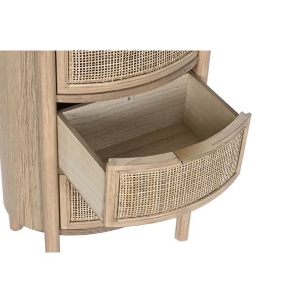 Natbord Home ESPRIT Natur Naturgummi 48 x 35 x 66 cm