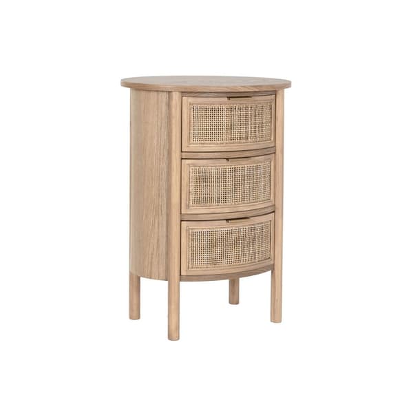 Natbord Home ESPRIT Natur Naturgummi 48 x 35 x 66 cm