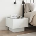 Miniatyrbilde 5 av 11: vidaXL Salongbord med Infinity LED hvit 40x40x30 cm