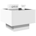 Miniatyrbilde 6 av 11: vidaXL Salongbord med Infinity LED hvit 40x40x30 cm