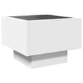 Miniatyrbilde 9 av 11: vidaXL Salongbord med Infinity LED hvit 40x40x30 cm