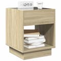 Miniatyrbilde 6 av 11: vidaXL Salongbord med Infinity LED sonoma eik 40x40x50 cm