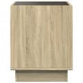 Miniatyrbilde 8 av 11: vidaXL Salongbord med Infinity LED sonoma eik 40x40x50 cm