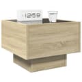 Miniatyrbillede 6 af 11: vidaXL sengebord med Infinity LED-lys 40x40x30 cm sonoma-eg