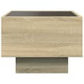 Miniatyrbillede 8 af 11: vidaXL sengebord med Infinity LED-lys 40x40x30 cm sonoma-eg