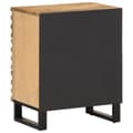 Miniatyrbilde 5 av 11: vidaXL Nattbord 50x34x62 cm grov heltre mango