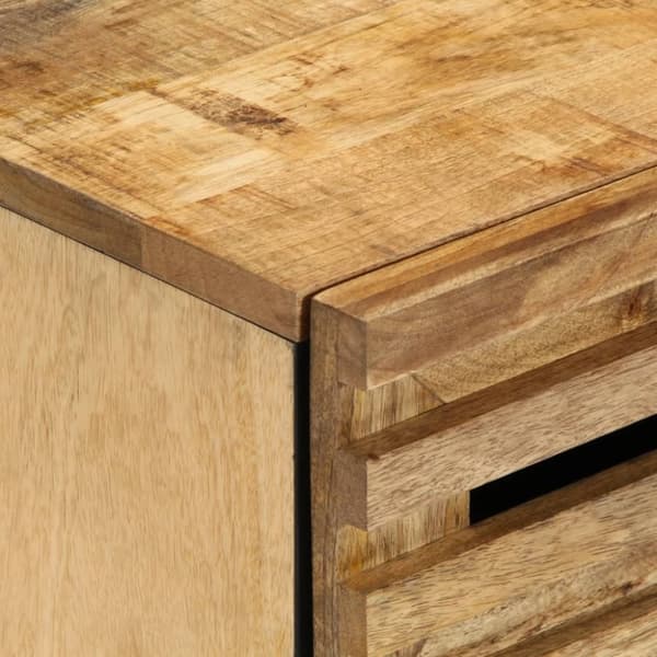 vidaXL Nattbord 50x34x62 cm grov heltre mango