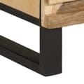 Miniatyrbilde 9 av 11: vidaXL Nattbord 50x34x62 cm grov heltre mango
