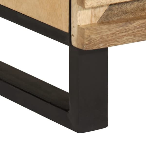 vidaXL Nattbord 50x34x62 cm grov heltre mango
