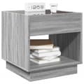 Miniatyrbillede 6 af 11: vidaXL sofabord med Infinity LED-lys 50x50x50 cm grå sonoma-eg