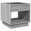 Miniatyrbillede 9 af 11: vidaXL sofabord med Infinity LED-lys 50x50x50 cm grå sonoma-eg