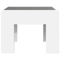 Miniatyrbillede 5 af 11: vidaXL sengebord med Infinity LED-lys 40x40x30 cm hvid