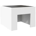 Miniatyrbillede 7 af 11: vidaXL sengebord med Infinity LED-lys 40x40x30 cm hvid