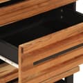 Miniatyrbilde 8 av 11: vidaXL Nattbord 50x34x62 cm heltre akasie