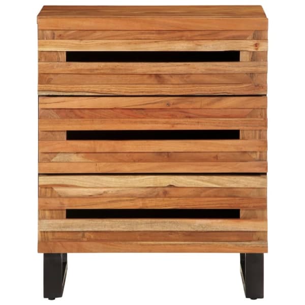 vidaXL Nattbord 50x34x62 cm heltre akasie