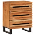 Miniatyrbilde 1 av 11: vidaXL Nattbord 50x34x62 cm heltre akasie