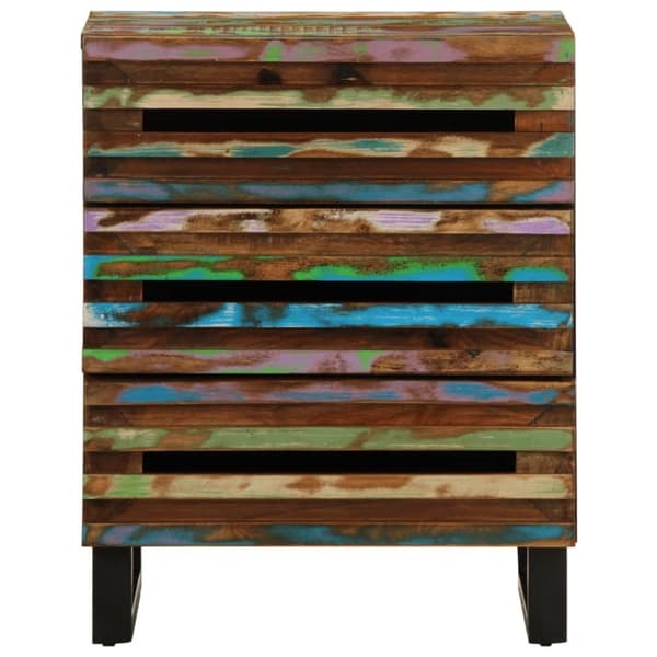 vidaXL Sängbord 50x34x62 cm massivt akaciaträ