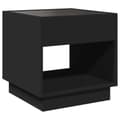 Miniatyrbilde 9 av 11: vidaXL Salongbord med Infinity LED svart 50x50x50 cm