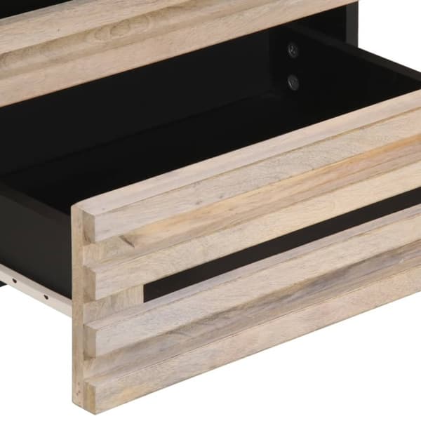 vidaXL Nattbord 50x34x62 cm heltre mango