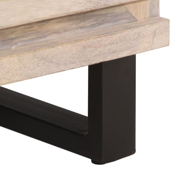 vidaXL Nattbord 50x34x62 cm heltre mango