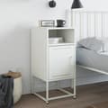 Miniatyrbilde 4 av 11: vidaXL Nattbord hvit 36x39x78 cm stål