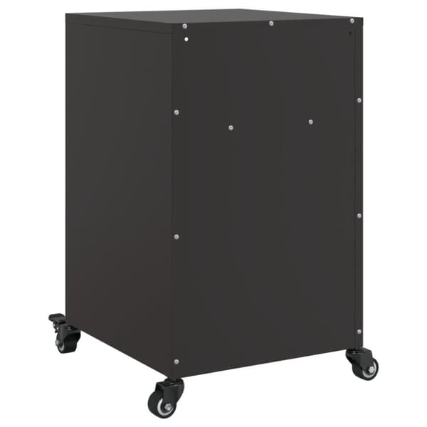 vidaXL sengebord 36x39x59 cm stål sort