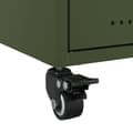 Miniatyrbillede 11 af 11: vidaXL sengeborde 2 stk. 36x39x43,5 cm stål olivengrøn