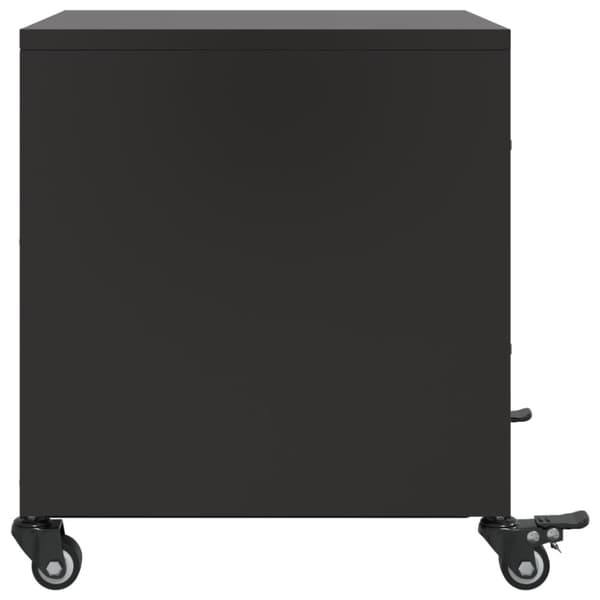 vidaXL sengeborde 2 stk. 36x39x43,5 cm stål sort