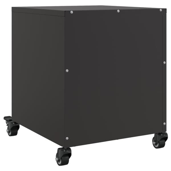 vidaXL sengeborde 2 stk. 36x39x43,5 cm stål sort