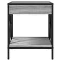 Miniatyrbilde 7 av 11: vidaXL Salongbord med Infinity LED grå sonoma 40x40x49 cm