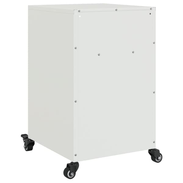vidaXL sengeborde 2 stk. 36x39x59 cm stål hvid
