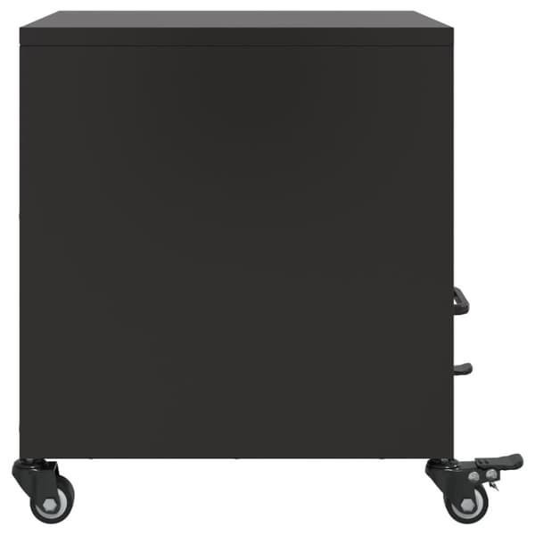 vidaXL sengeborde 2 stk. 36x39x43,5 cm stål sort