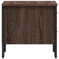Miniatyrbilde 8 av 11: vidaXL Nattbord 2 stk brun eik 40x41x40 cm konstruert tre