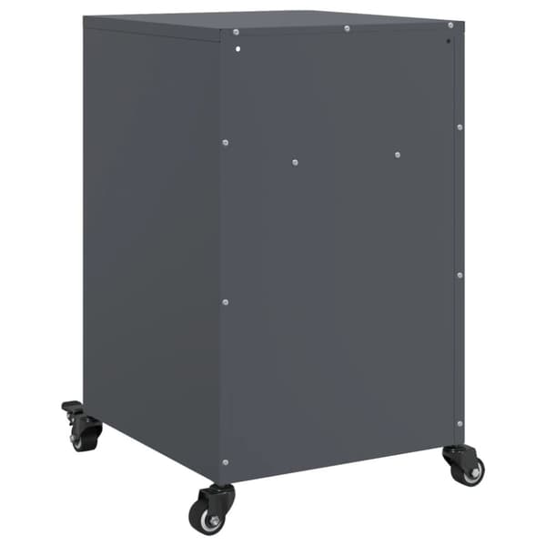 vidaXL sengebord 36x39x59 cm stål antracitgrå
