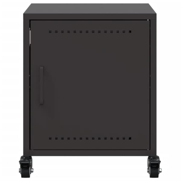 vidaXL sengebord 36x39x43,5 cm stål sort