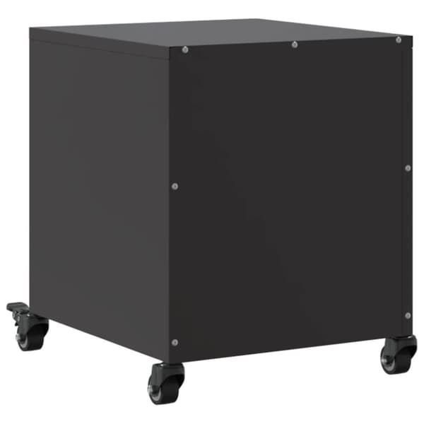 vidaXL sengebord 36x39x43,5 cm stål sort